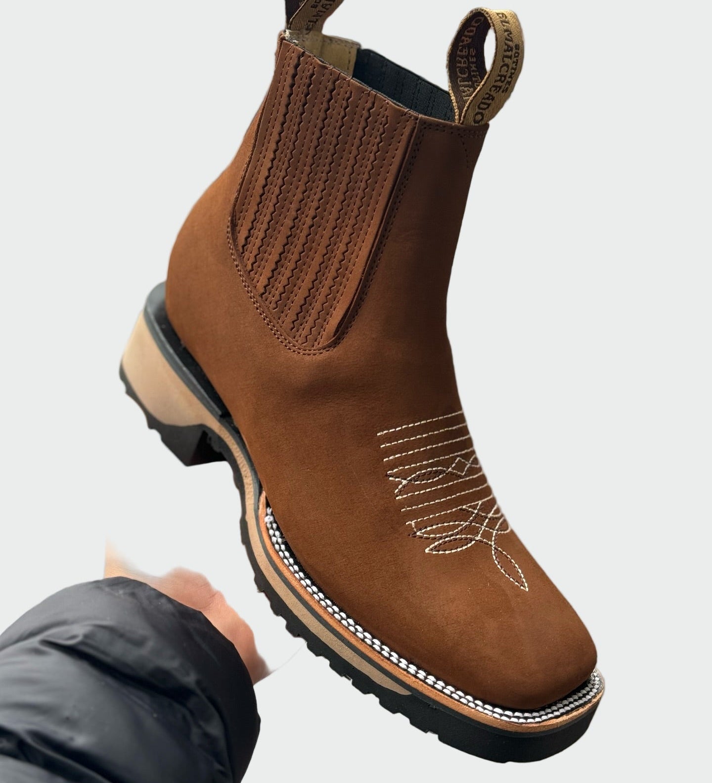 Stivali da cowboy in pelle