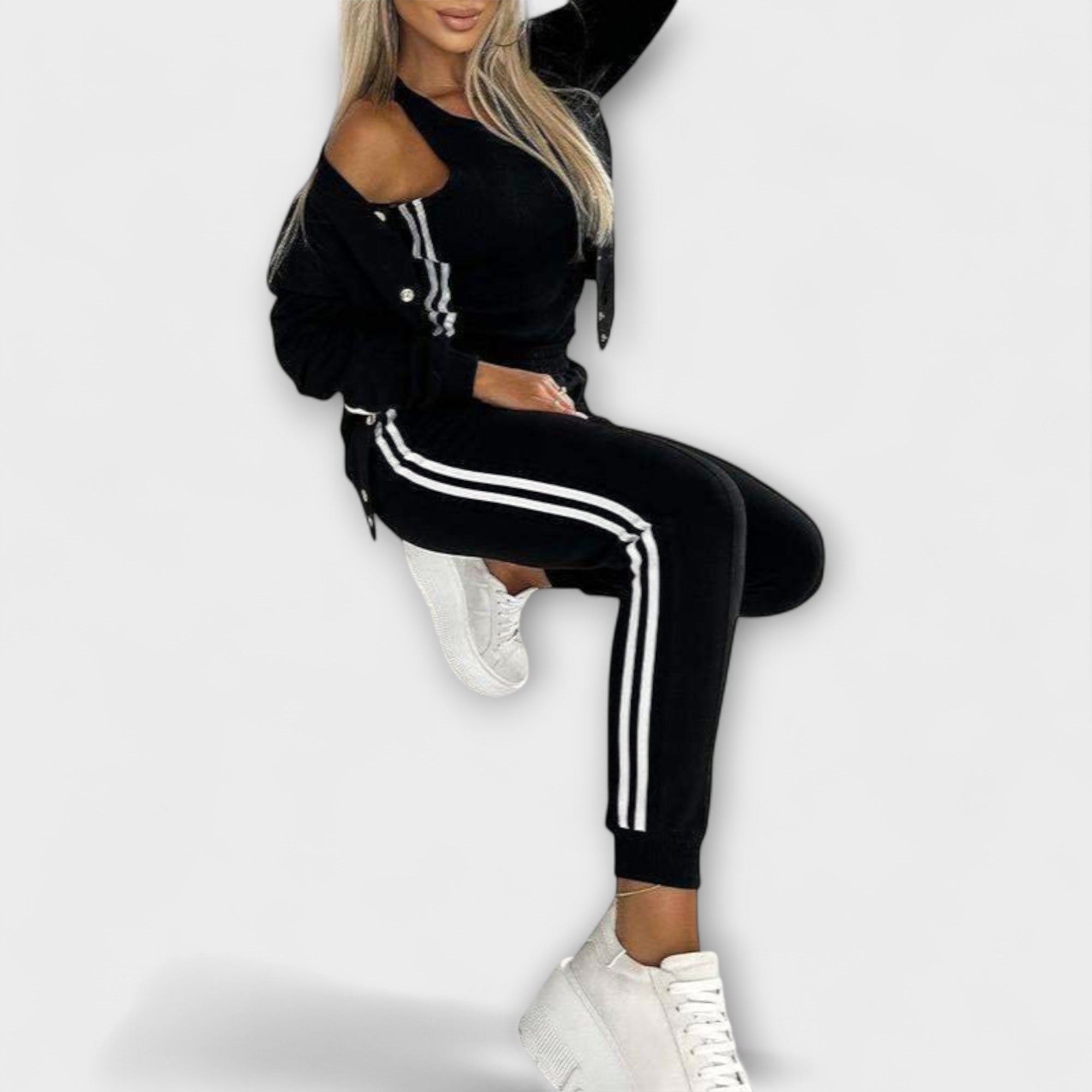 Eulalia - Conjunto de casaco, colete e calças