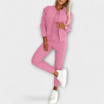 Eulalia - Conjunto de casaco, colete e calças