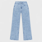 Mara - Jeans dritti larghi a gamba larga da donna