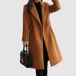 Tavessa Elena – Casaco Elegante de Lã com Cinto