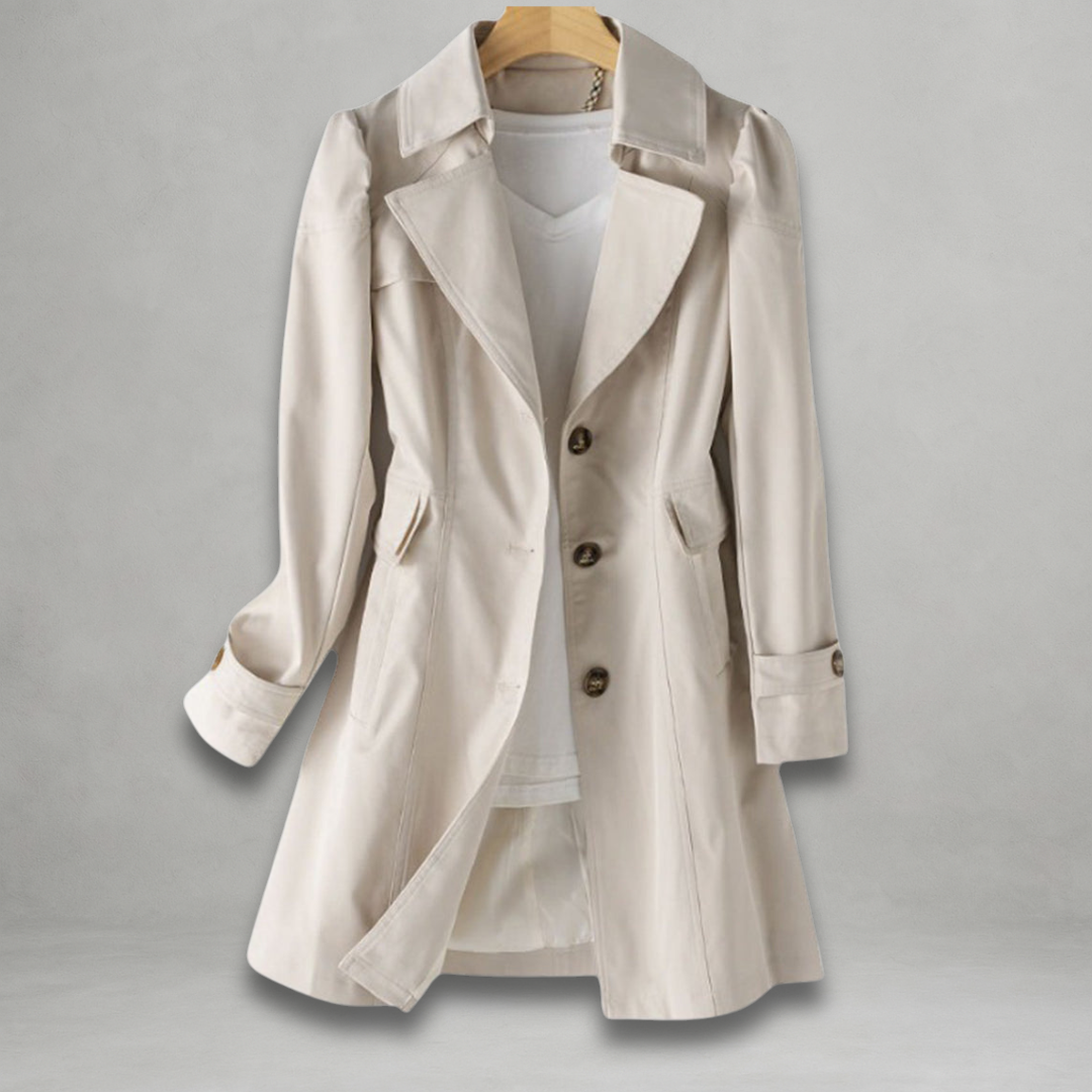 Tavessa Gabriela – Gabardina Clássica de Outono