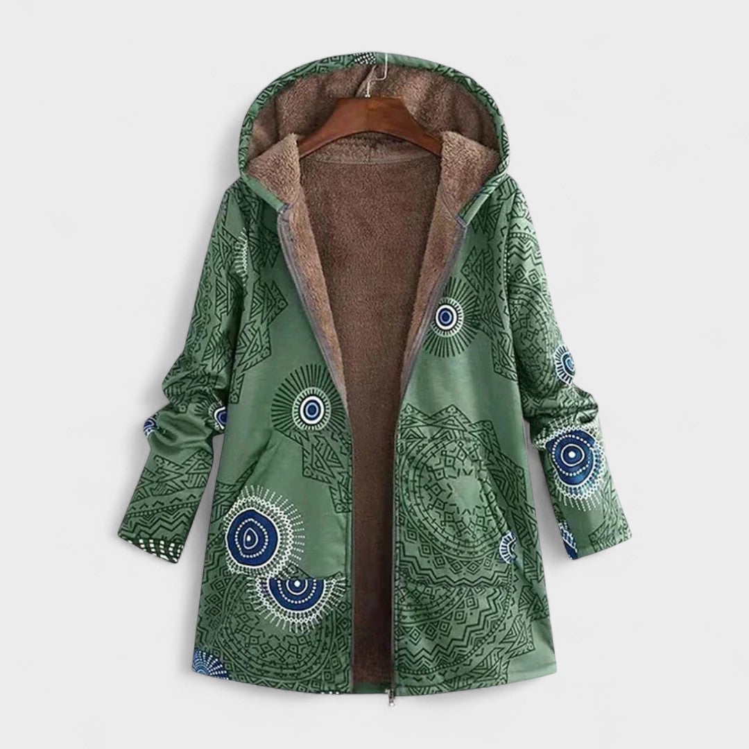 Aurora - Casaco com capuz quente e macio