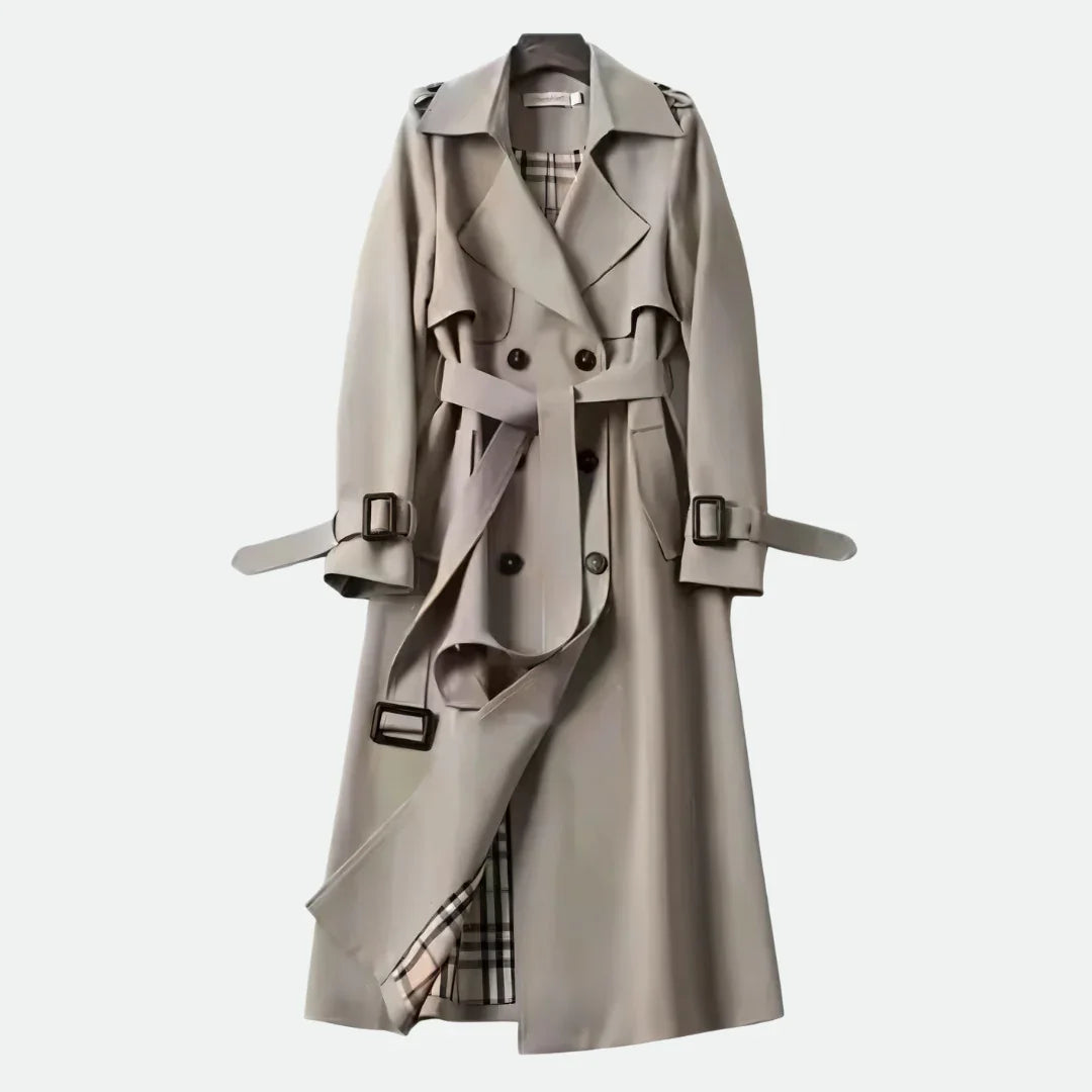 Tavessa Isabel – Gabardina Elegante e Atemporal