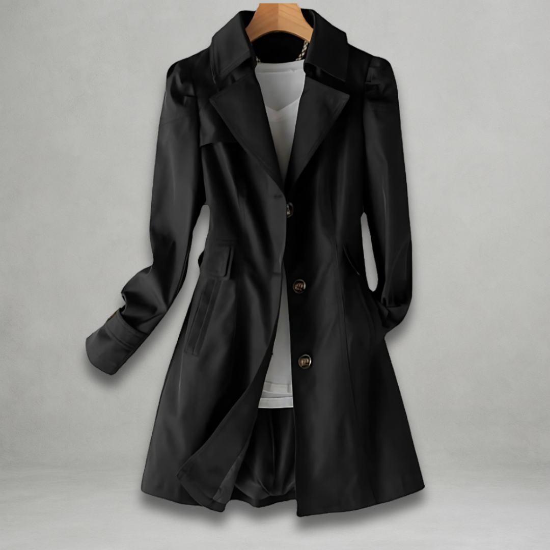 Tavessa Gabriela – Gabardina Clássica de Outono
