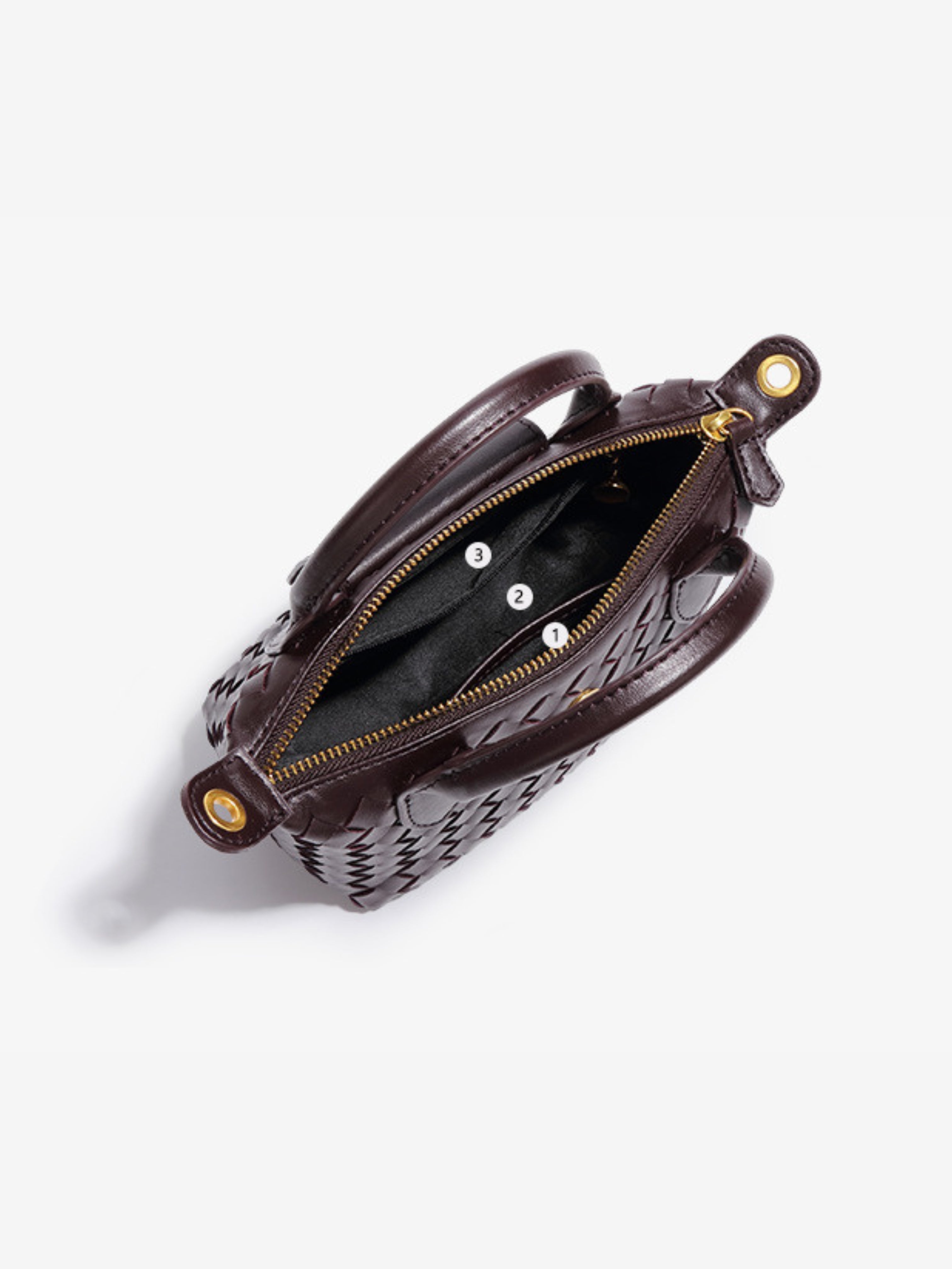 Elise | Borsa Convertibile Piccola Intrecciata