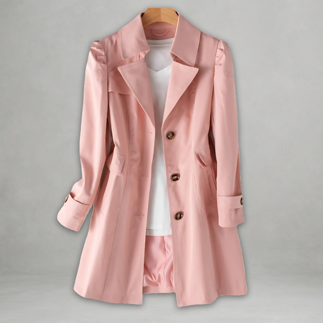 Tavessa Gabriela – Gabardina Clássica de Outono