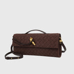 Cherry | Clutch in Suede Intrecciato di Lusso