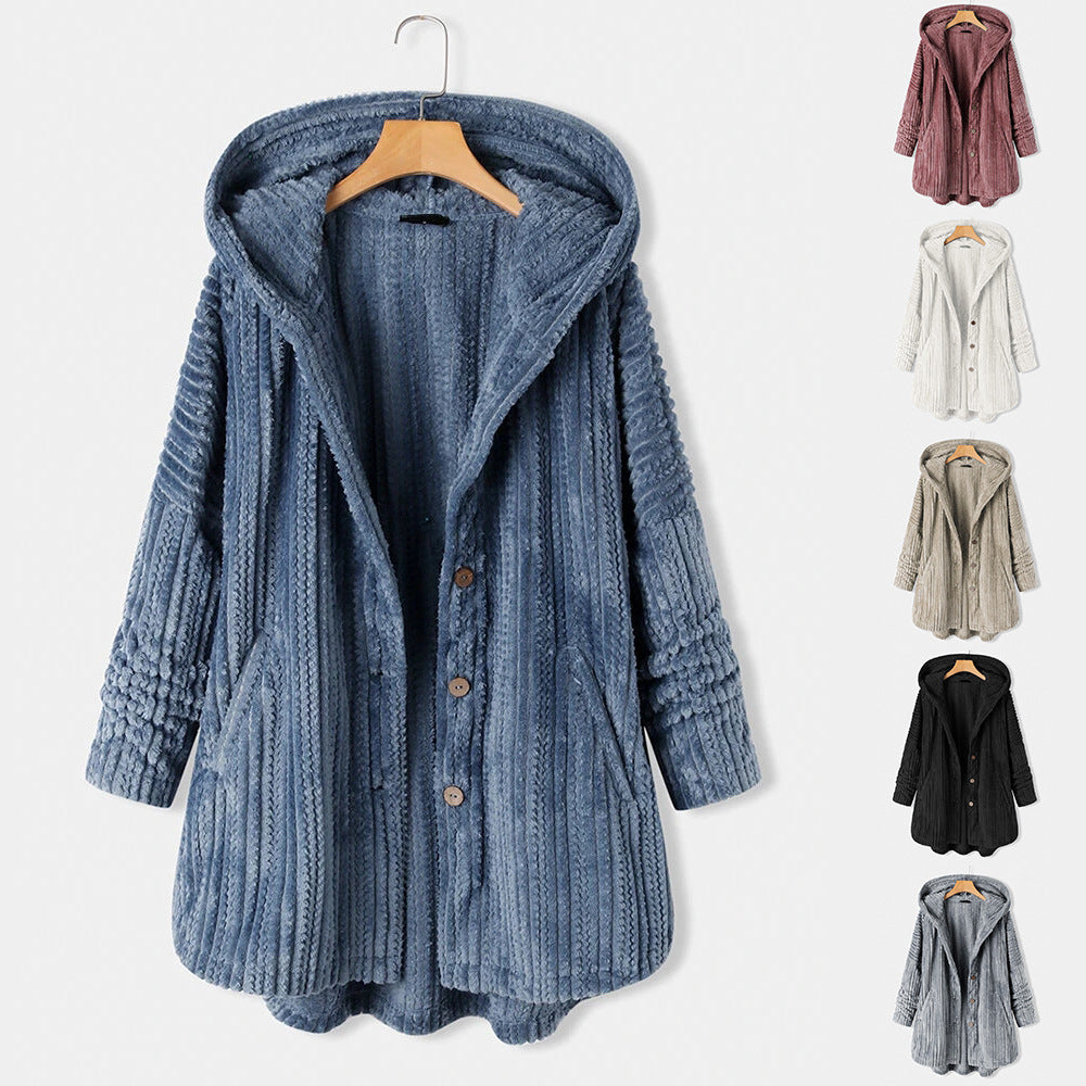 Tavessa Manuela – Casaco de Inverno Elegante com Lapela