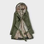 Mikash - Cappotto Accogliente Foderato in Pelliccia