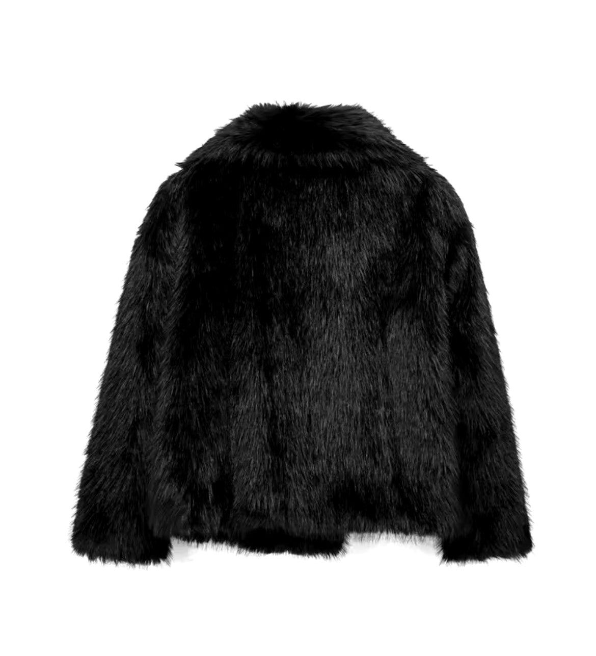 FIORA - Giacca Puffer con Effetto Pelliccia