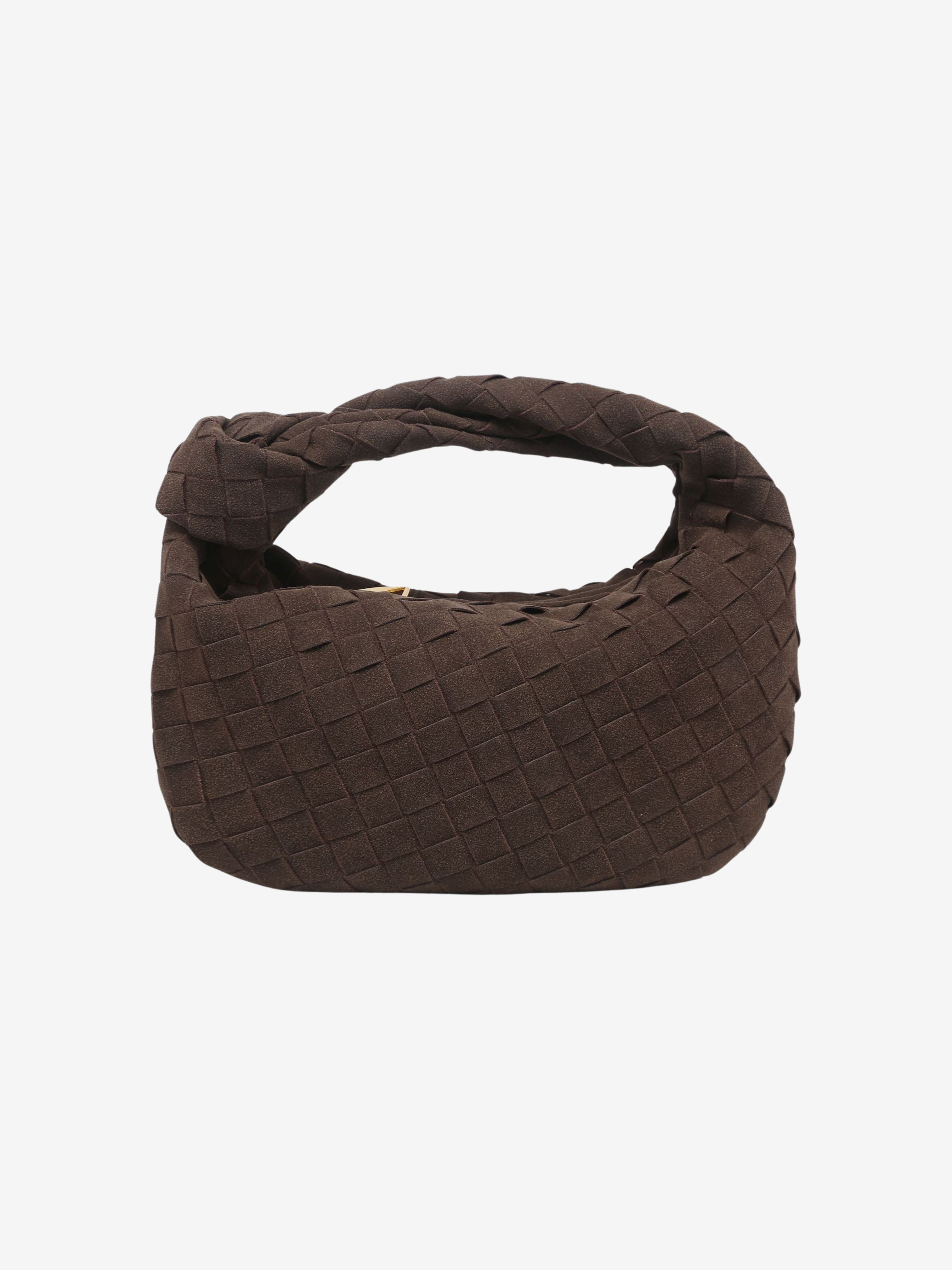 Renee | Borsa Mini in Suede Intrecciato Morbido