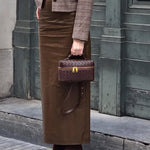 Juliette | Borsa Woven Strutturata Lucida