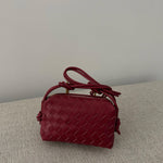 Janna | Borsa a tracolla compatta intrecciata per ogni giorno