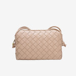 Janna | Borsa a tracolla compatta intrecciata per ogni giorno