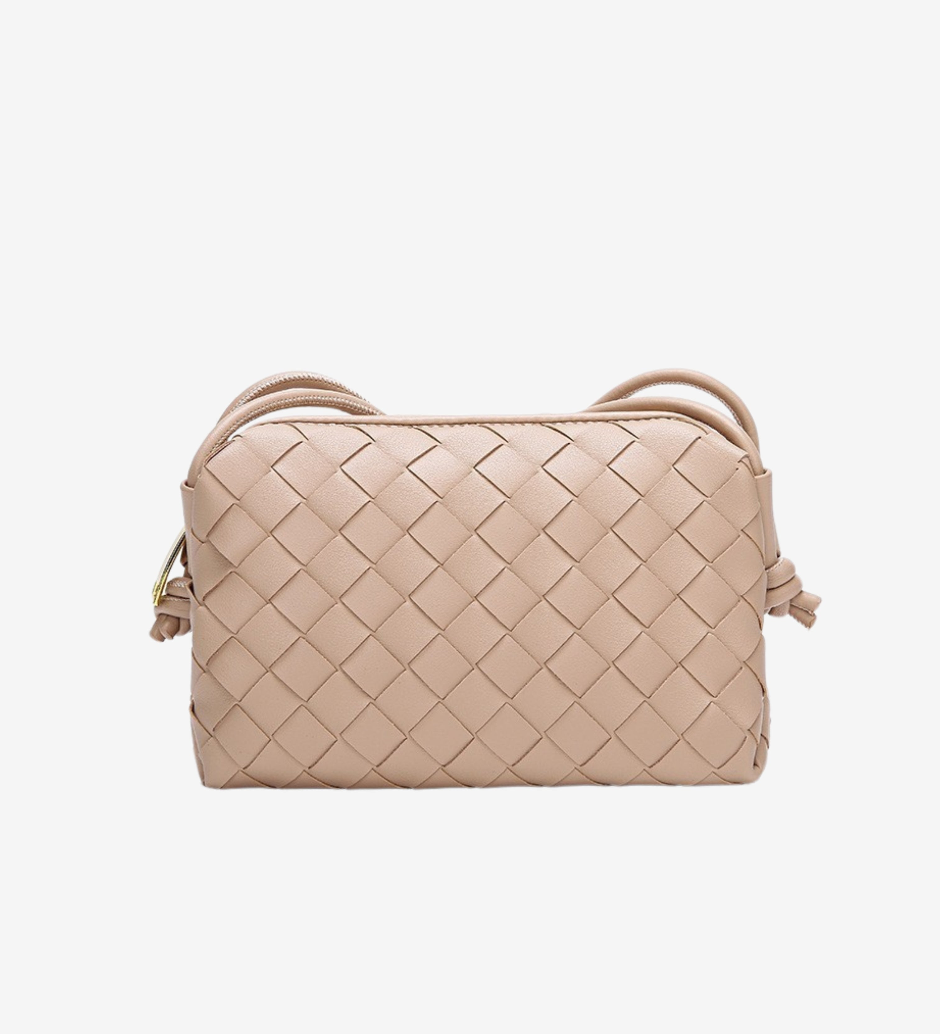 Janna | Borsa a tracolla compatta intrecciata per ogni giorno