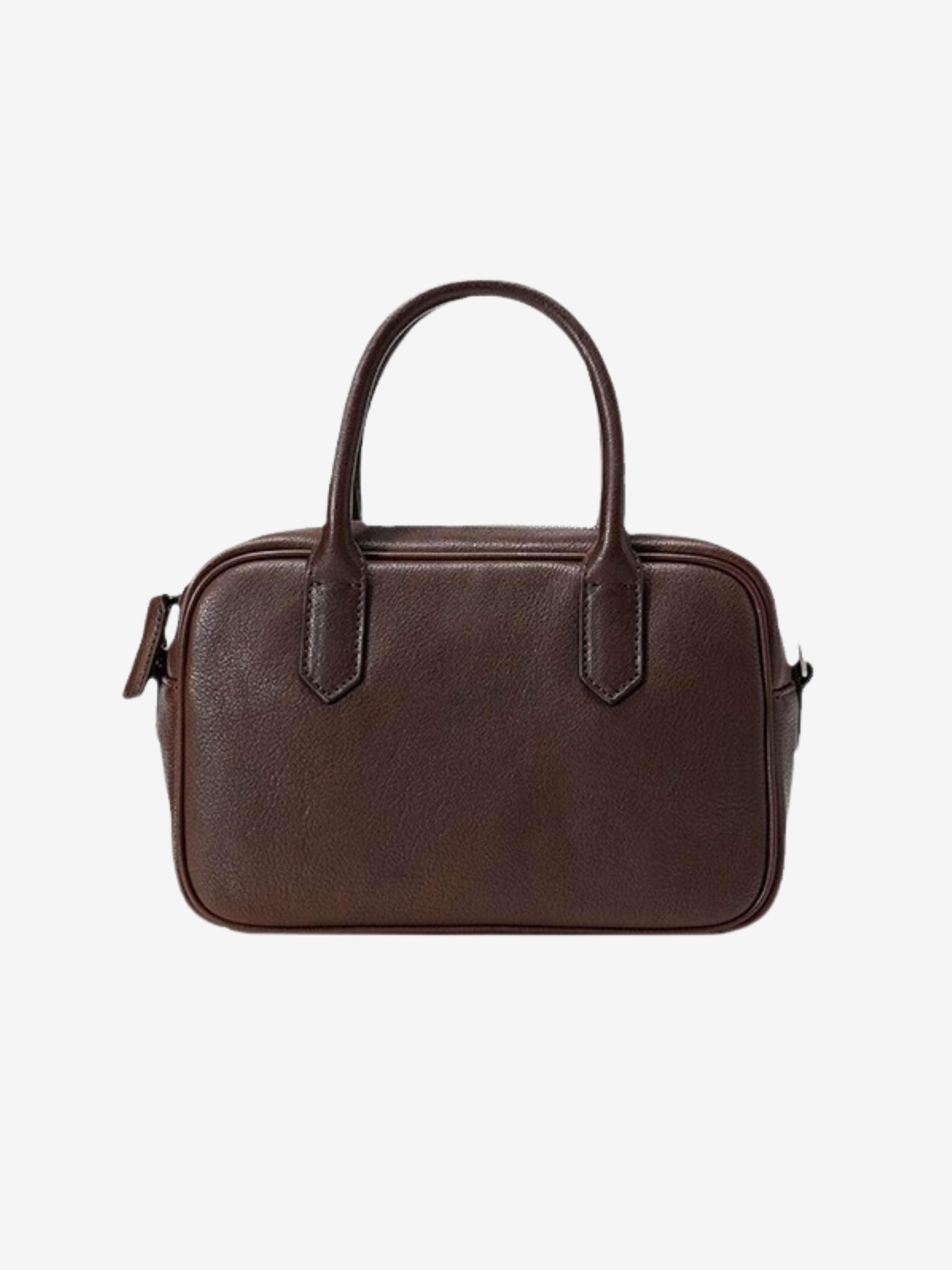 Eliza | Borsa Quadrata con Zip Lucida