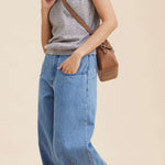 Eliza | Borsa Quadrata con Zip Lucida