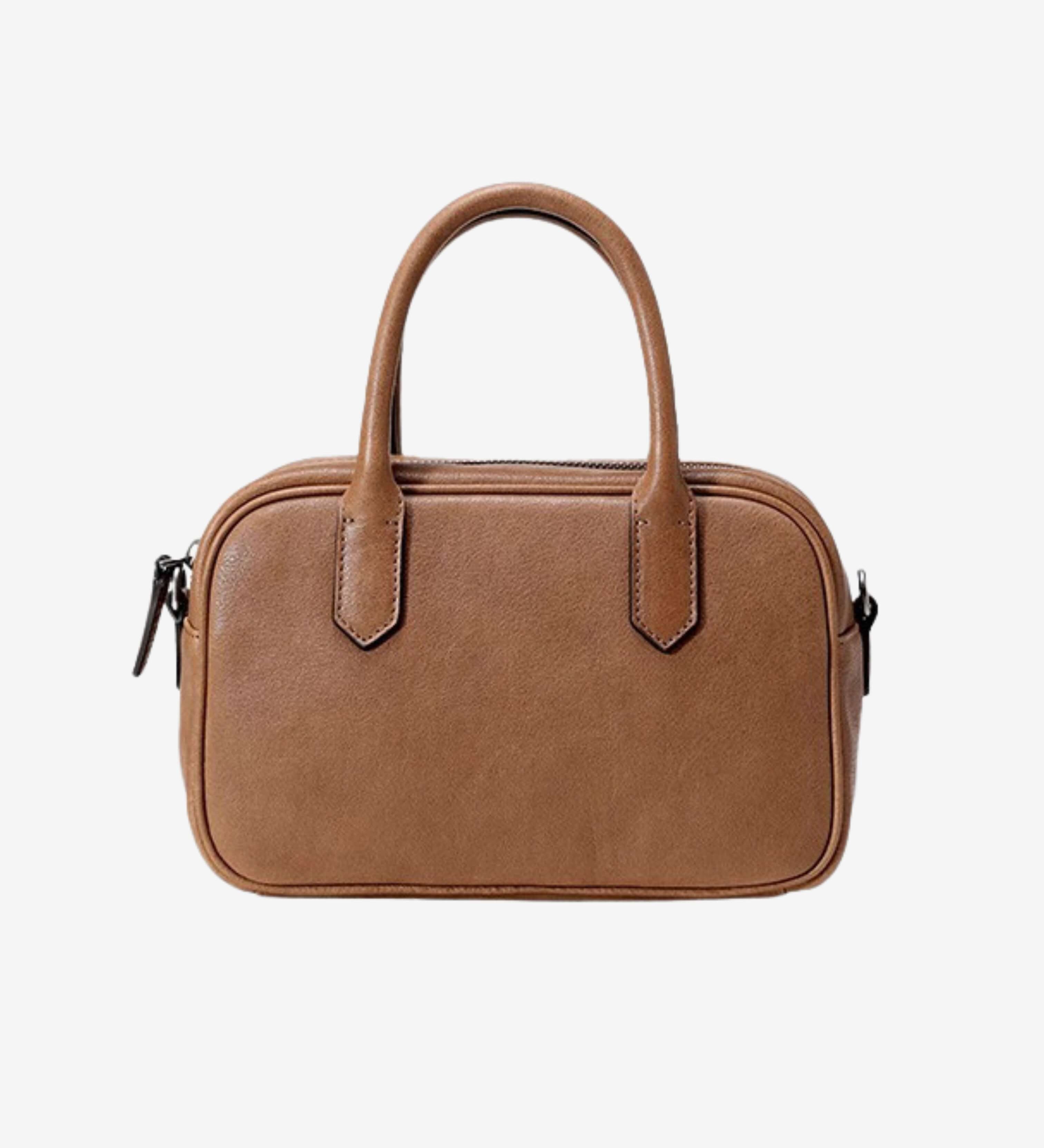 Eliza | Borsa Quadrata con Zip Lucida