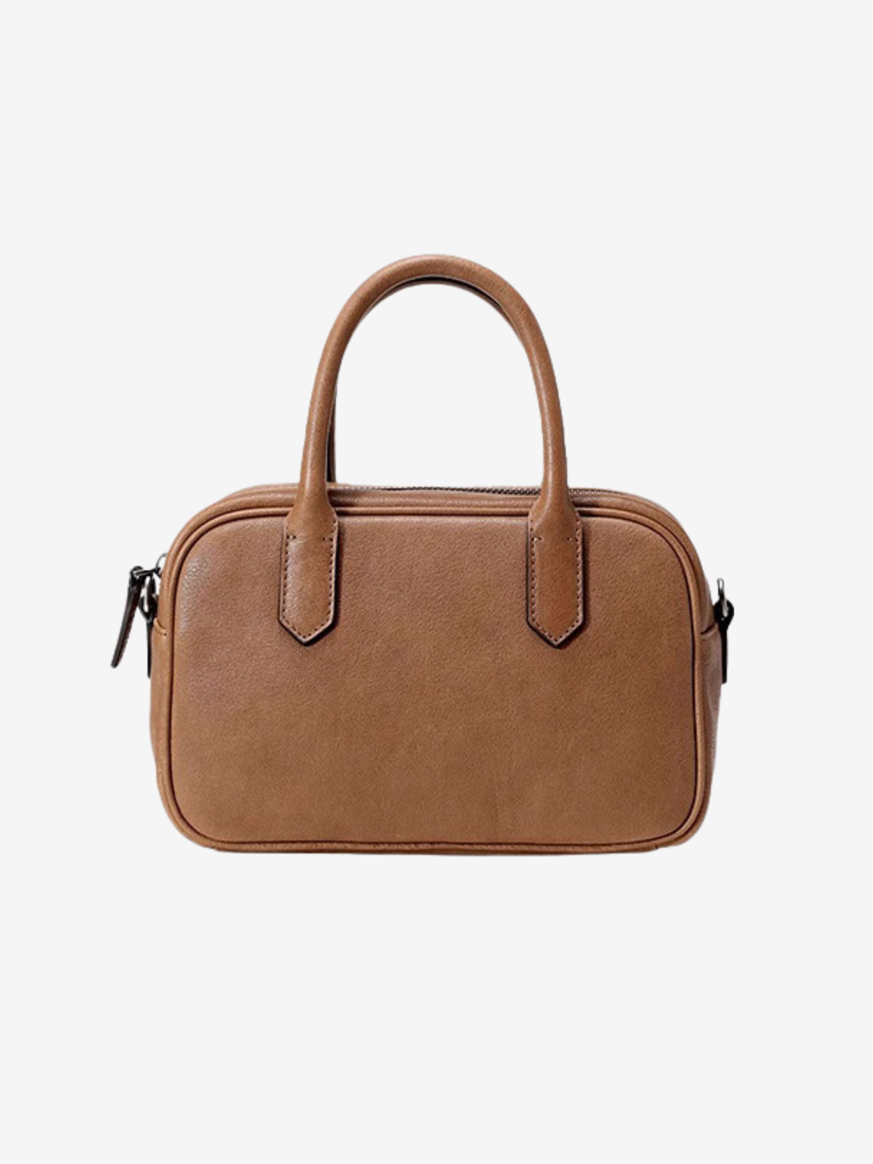 Eliza | Borsa Quadrata con Zip Lucida