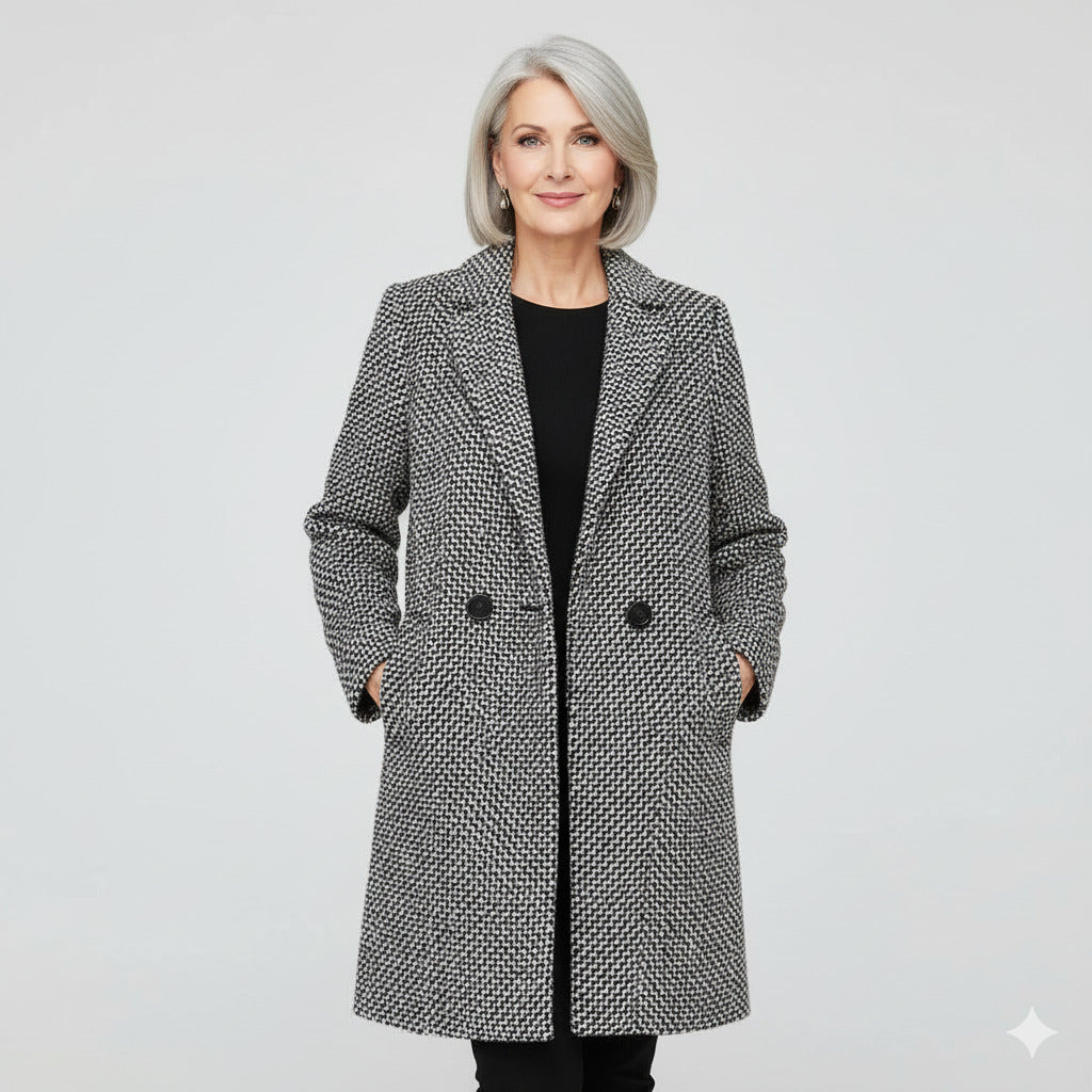 Tavessa Renata – Casaco Largo Elegante e Confortável