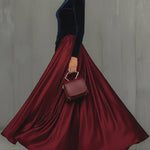 Tavessa Lira Vestido bicolor