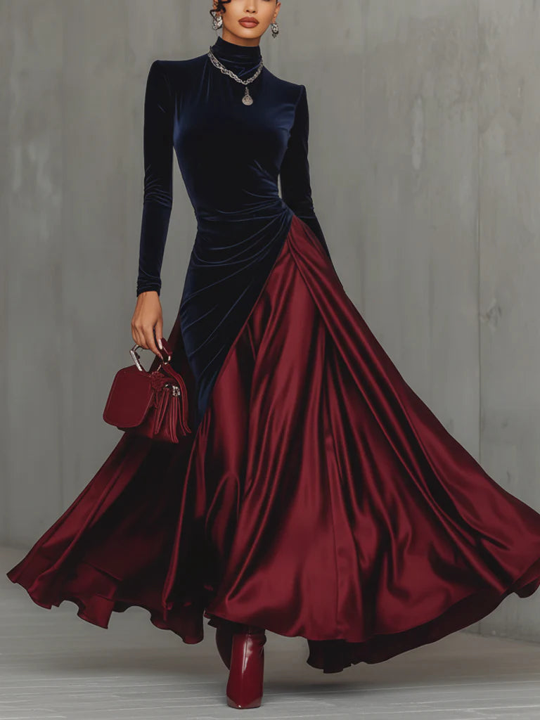 Tavessa Lira Vestido bicolor