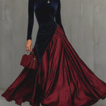 Tavessa Lira Vestido bicolor