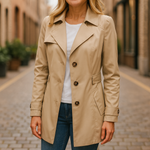 Tavessa Gabriela – Gabardina Clássica de Outono