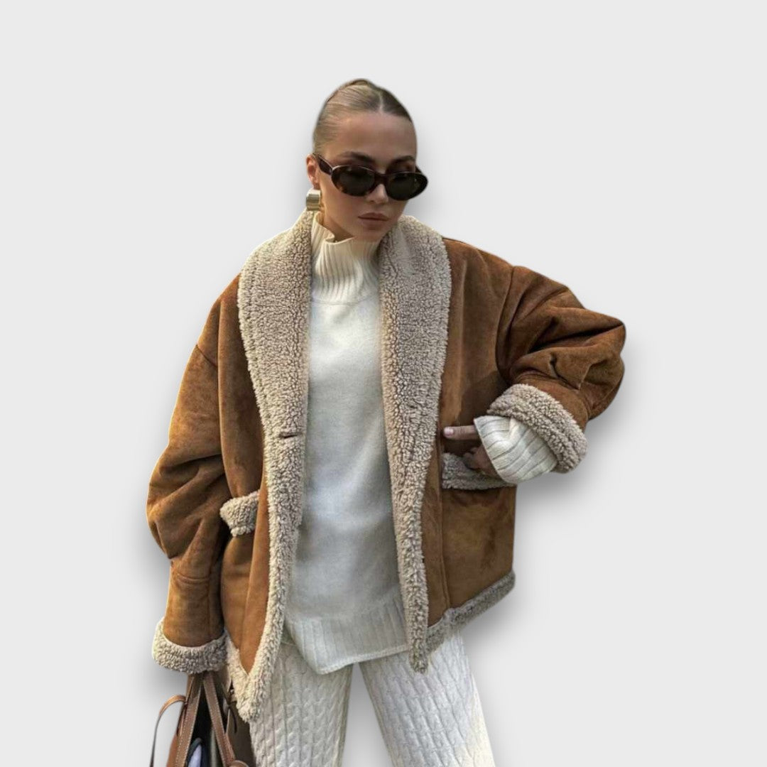 Gina – Giacca calda con fodera in peluche