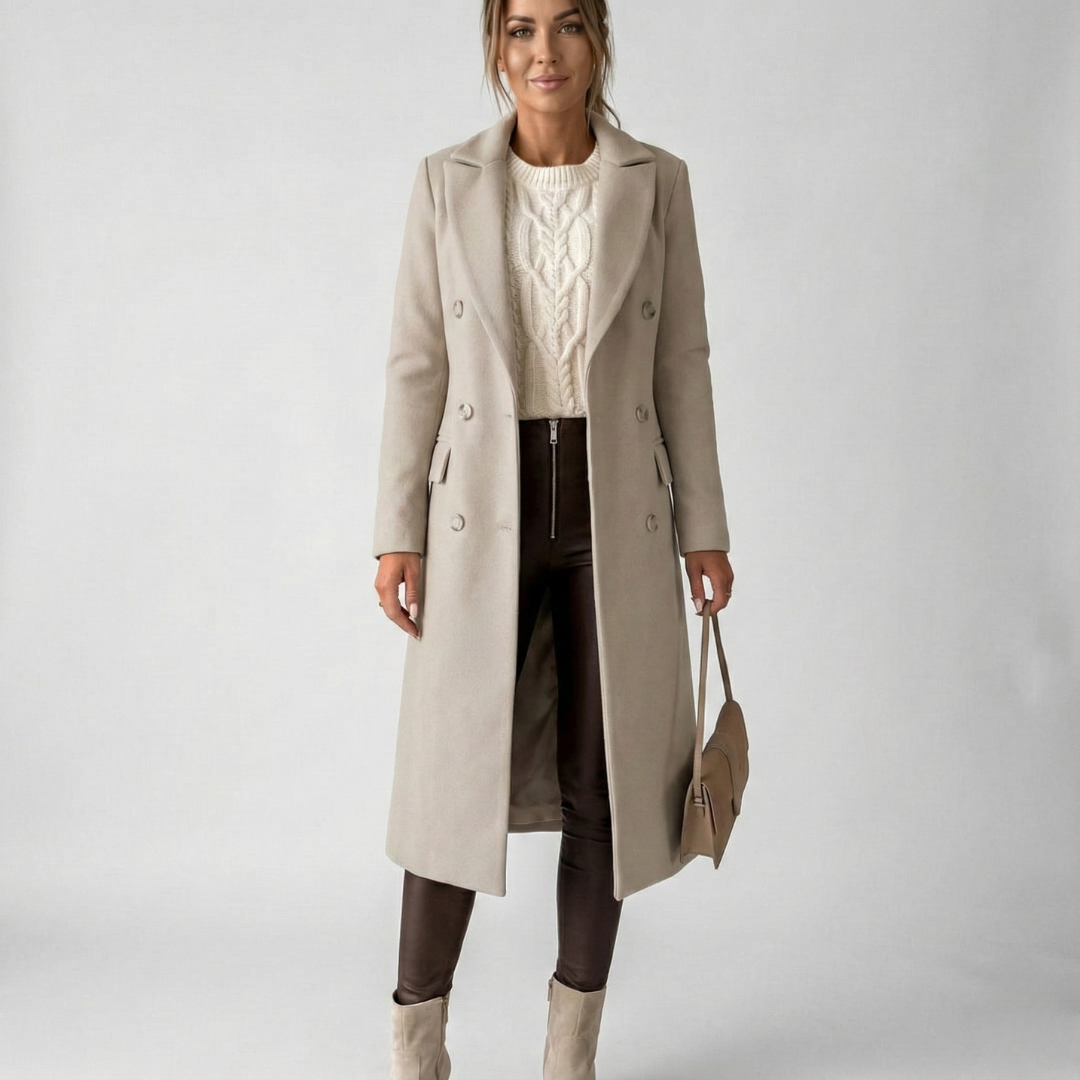 Tavessa Amelia – Casaco Largo Elegante
