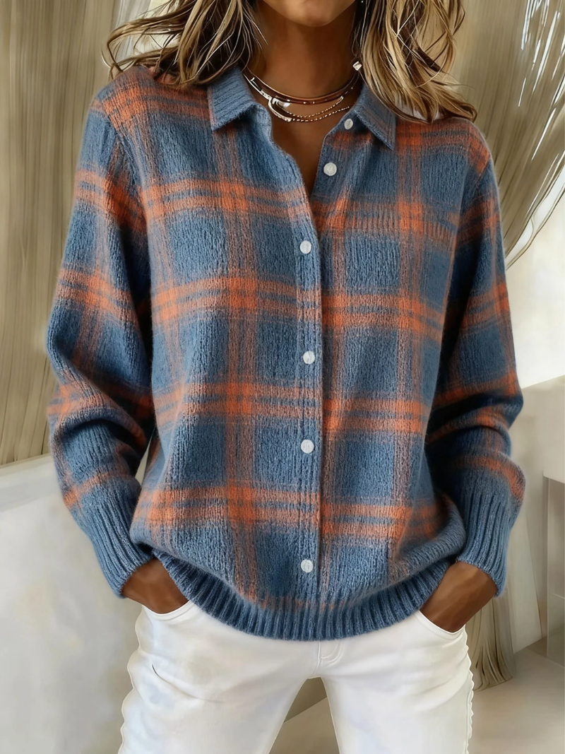 Tavessa Helena — Blusa a Quadros