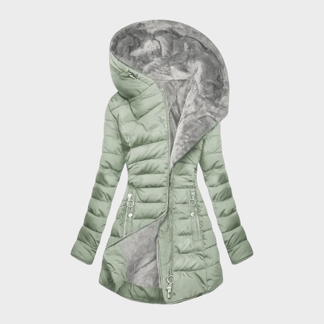 Tavessa Elena – Casaco de Inverno de Luxo Quente