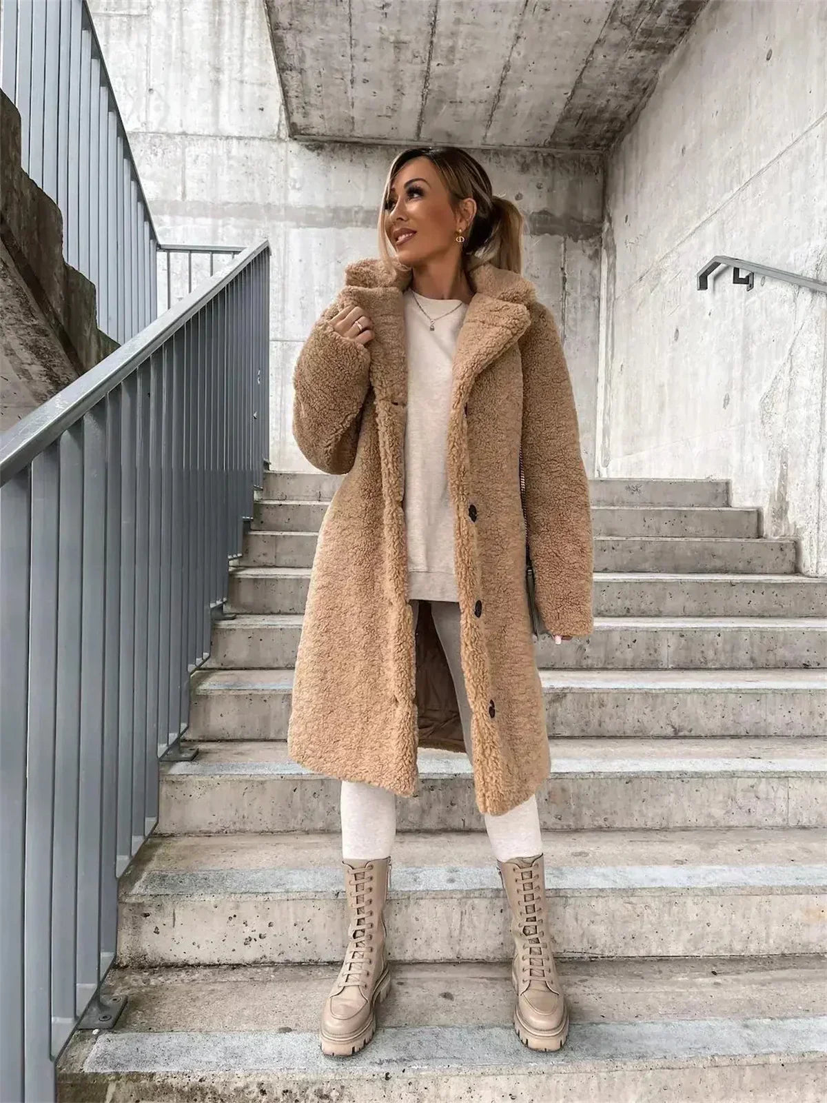 Tavessa Gabriela – Casaco Teddy JESSICA Aconchegante