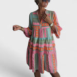 Juliane - Abito boho a balze