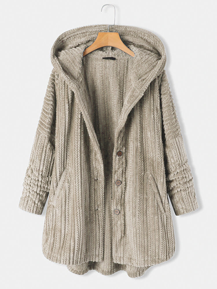Tavessa Manuela – Casaco de Inverno Elegante com Lapela