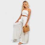 Oralith - Pantaloni Plissettati Confortevoli