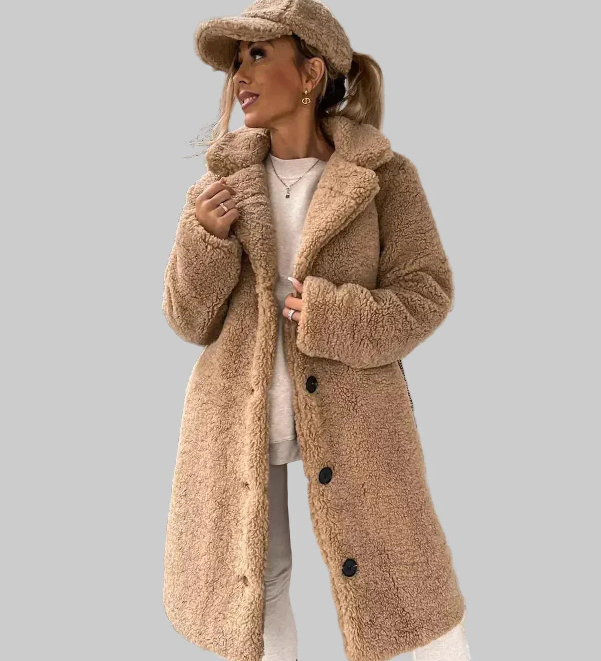 Tavessa Gabriela – Casaco Teddy JESSICA Aconchegante