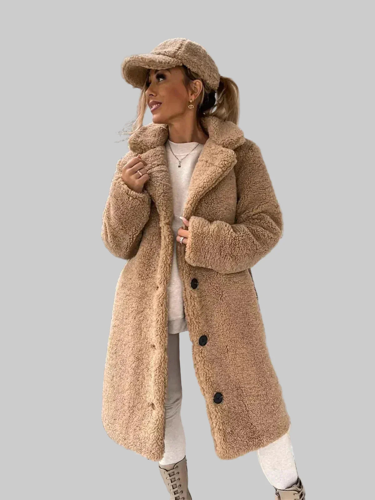 Tavessa Gabriela – Casaco Teddy JESSICA Aconchegante