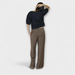 Julia - Pantaloni Striati Pieghevoli