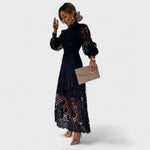 Élise - Abito in pizzo brillante e femminile