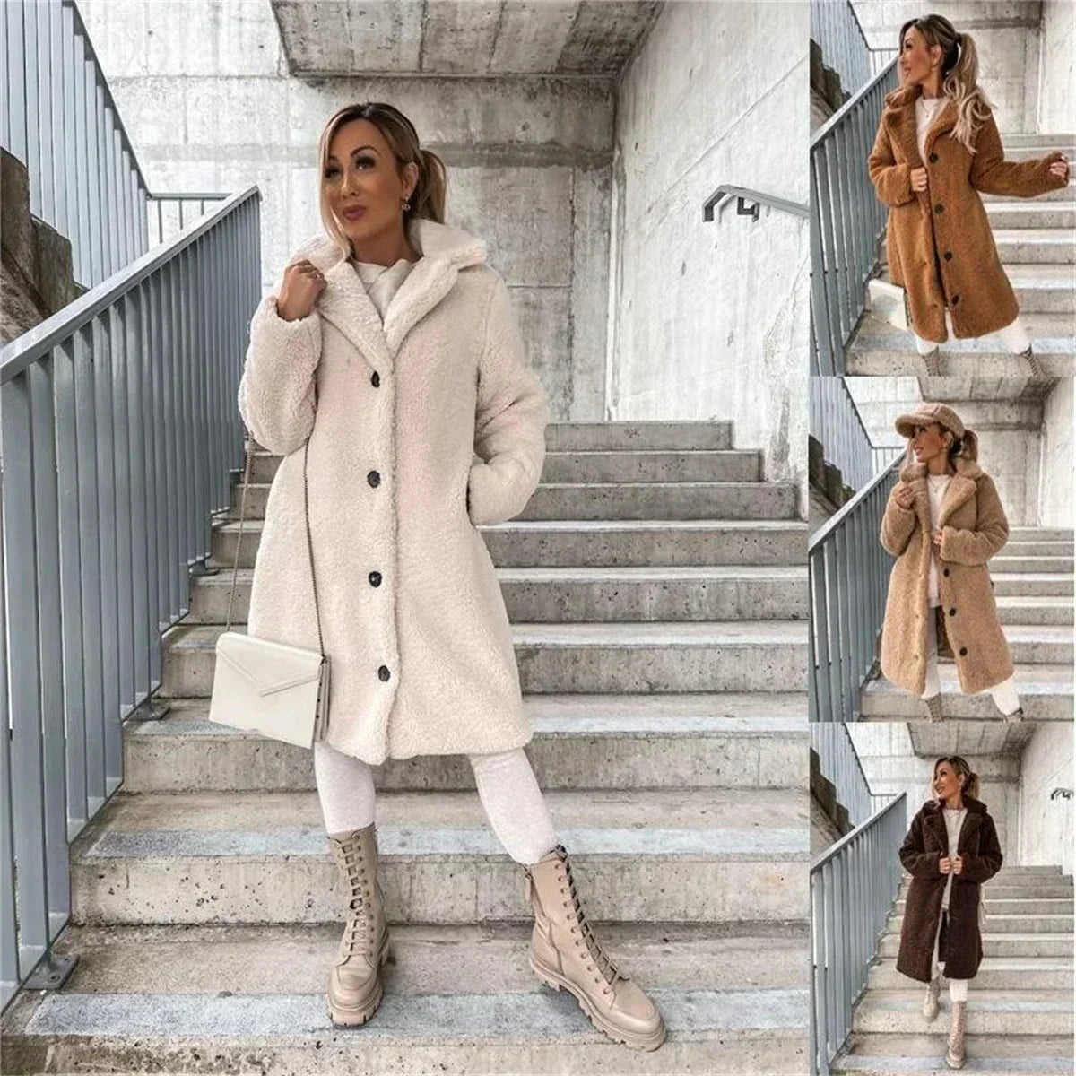 Tavessa Gabriela – Casaco Teddy JESSICA Aconchegante