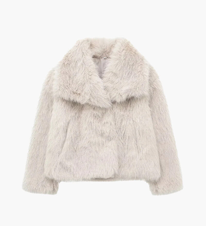 Cappotto in Pelliccia Sintetica Jenna