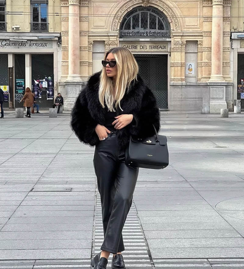 Cappotto in Pelliccia Sintetica Jenna