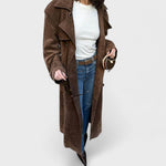 Veronika - Elegante trench coat con collo alto