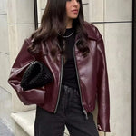 Giacca in pelle Romy