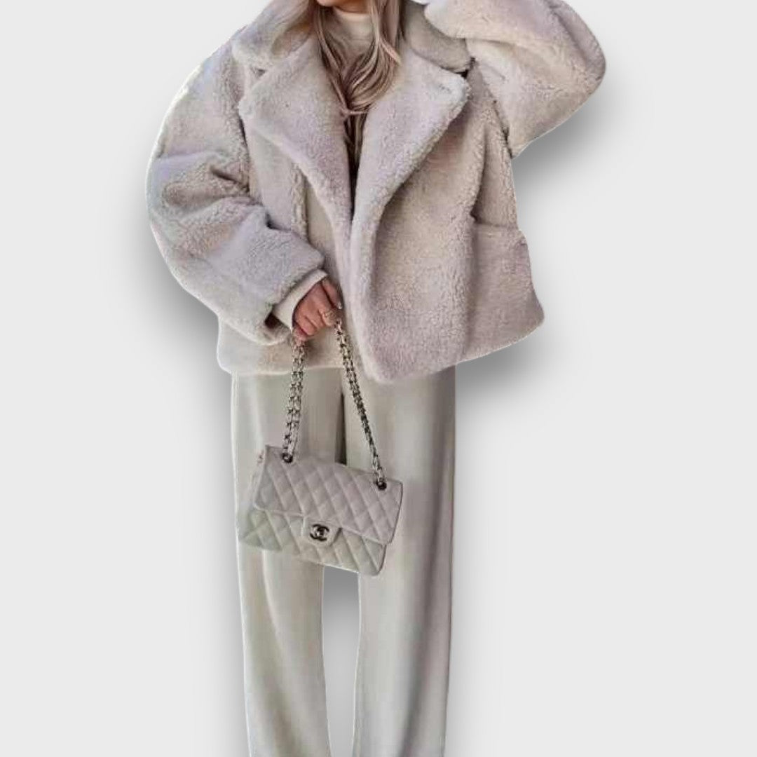 Elvianne – Giacca con ampio colletto