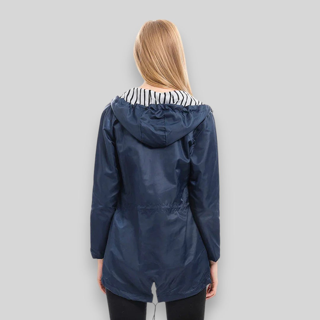 Tavessa Laura – Elegante Casaco de Chuva Impermeável