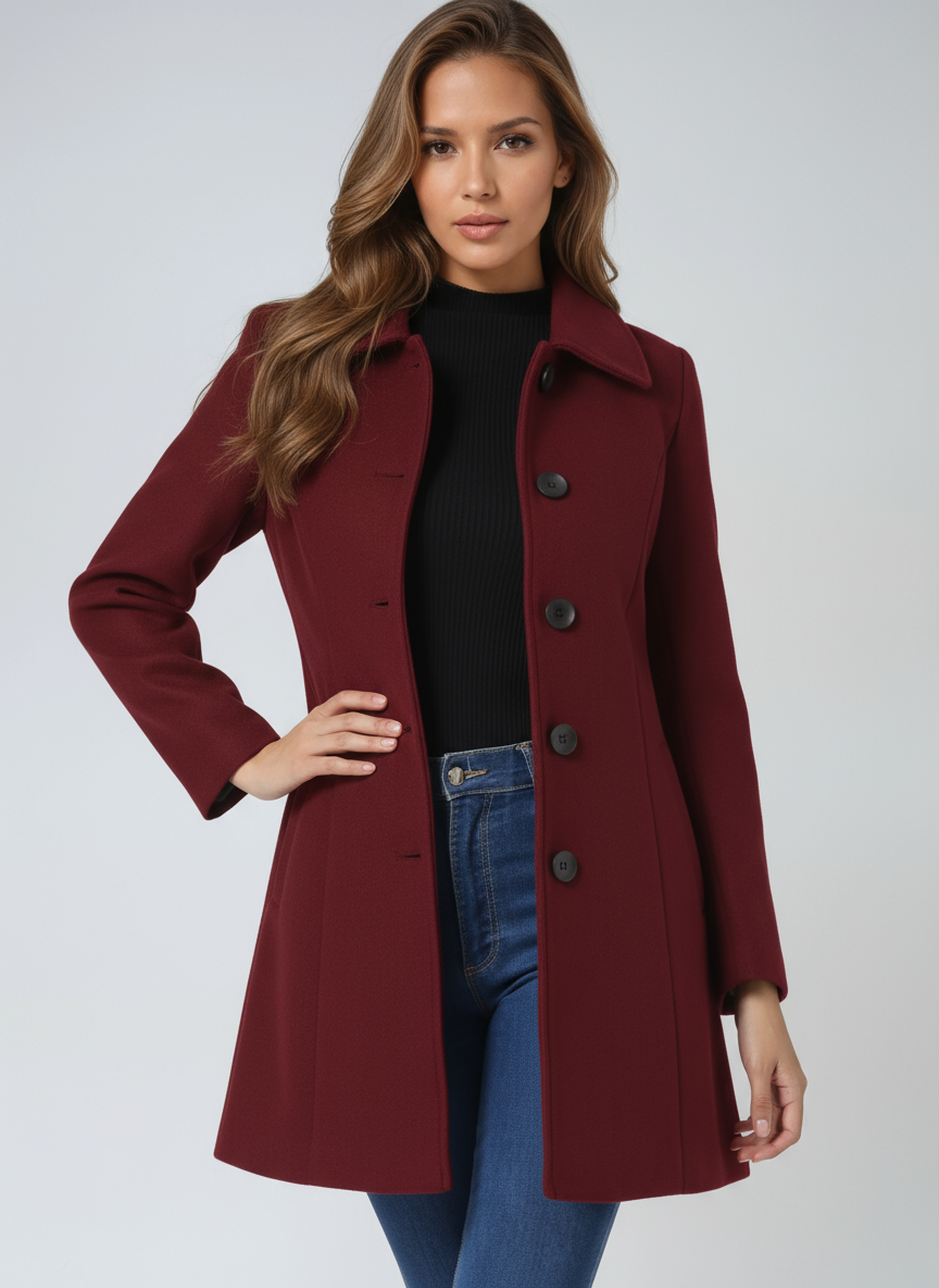 Tavessa Gabriela – Casaco de Inverno Clássico