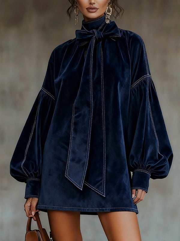 Tavessa Sofia — Vestido Mini Terciopelo